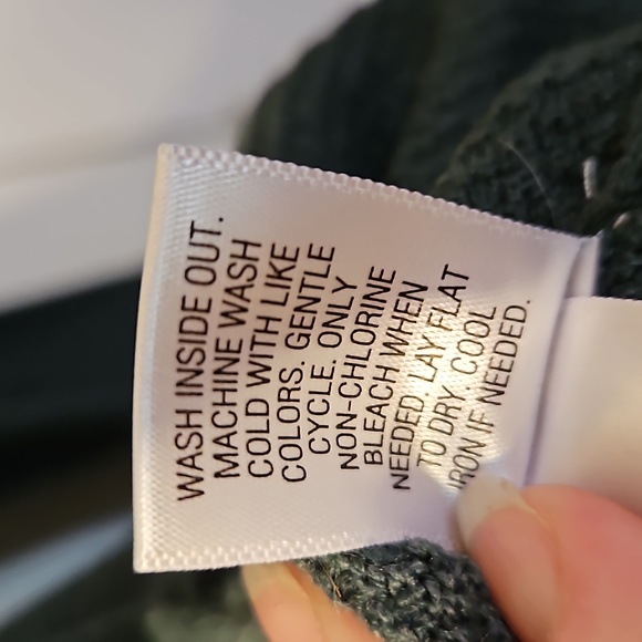 Croft & Barrom dark green fringe long sleeve top size small - Picture 4 of 5